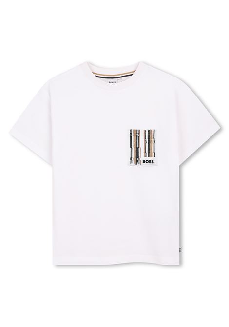T-shirt con stampa HUGO BOSS KIDS | J5297510P